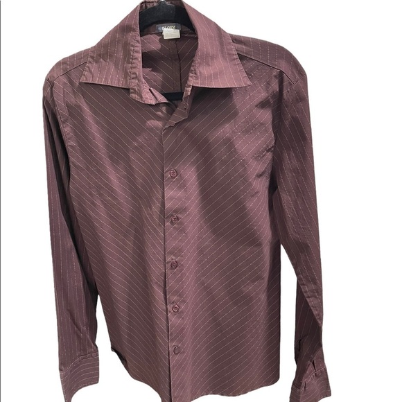 Clone men’s shirt, brown size medium, long sleeve button down - Picture 3 of 3